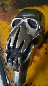 Mad Max skull gear shift handle